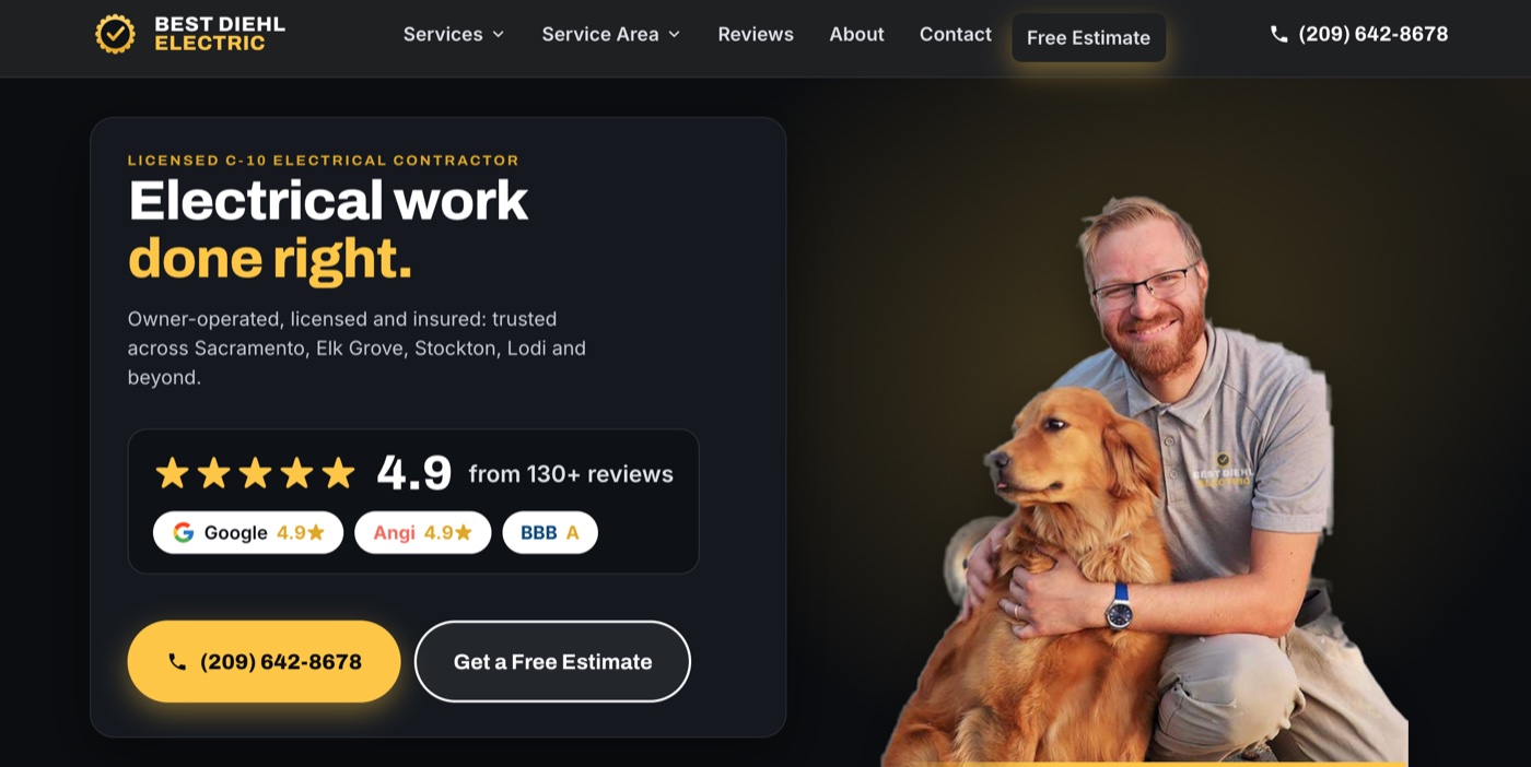 Best Diehl Electric website after the Digilu rebuild
