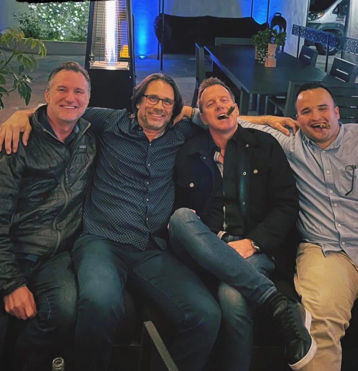 Michael Millett, Chris Monroe, Donnie Flaig and Armondo Reyes together